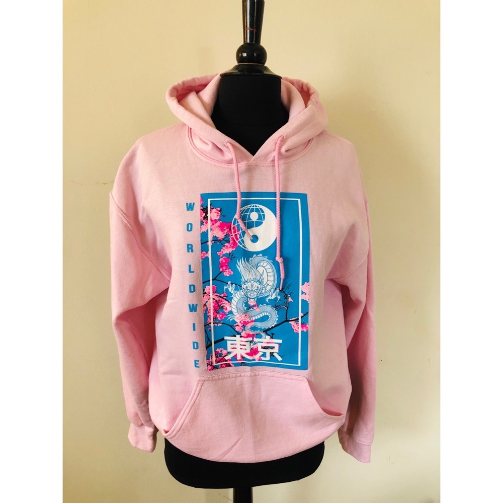 Popular Poison Worldwide Pink Hoodie